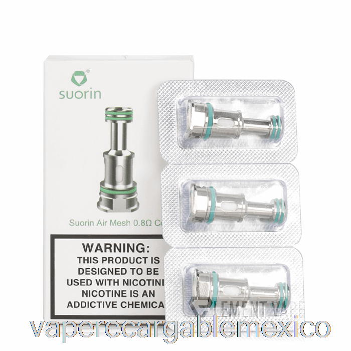 Bobinas De Repuesto Vape Recargable Suorin Air Mod Bobinas De Malla De 0.8ohm